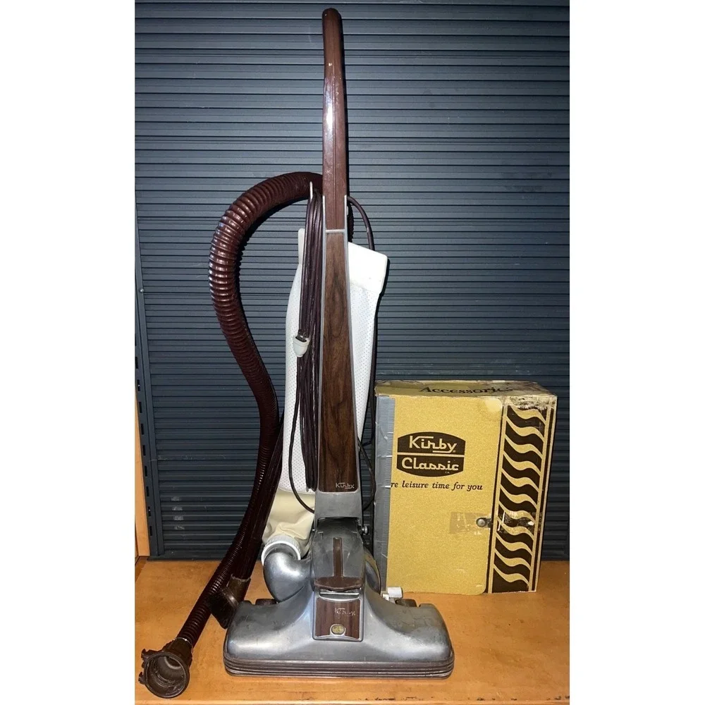 Vintage Kirby Classic 1-CR Vacuum Cleaner Original Attachments w/Box